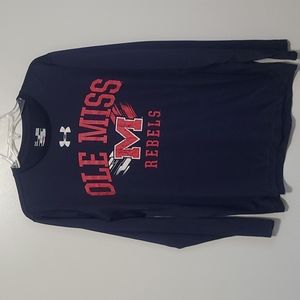 Ole Miss Rebels Under Armour dri-fit long sleeve shirt